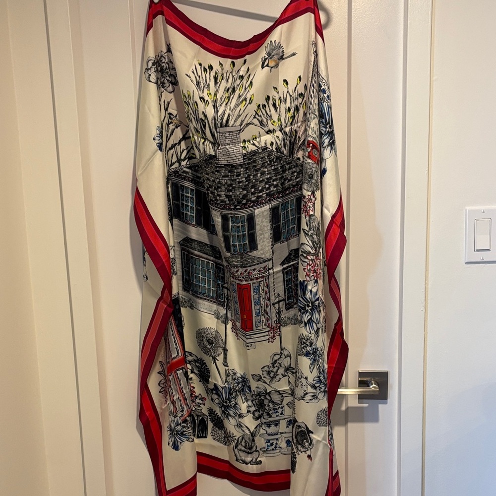 Gorgeous Talbots Silk Scarf/Shawl